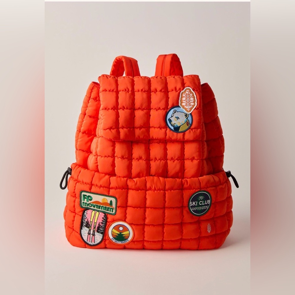 Free People movement quilted hiker patch backpack fire starter $128